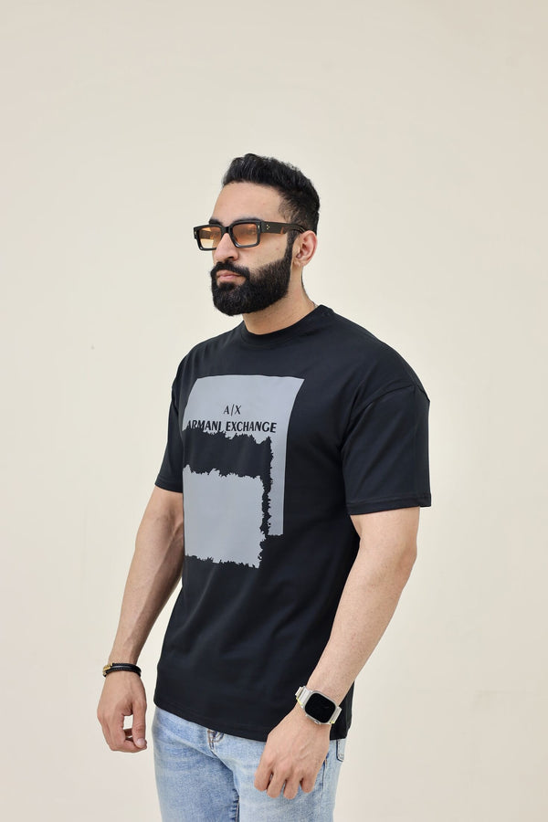 AX Drop Shoulder T-Shirt - Black