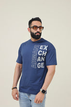 AX Drop Shoulder T-Shirt - Navy