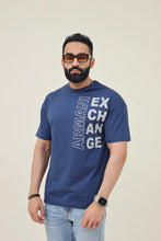 AX Drop Shoulder T-Shirt - Navy