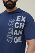 AX Drop Shoulder T-Shirt - Navy