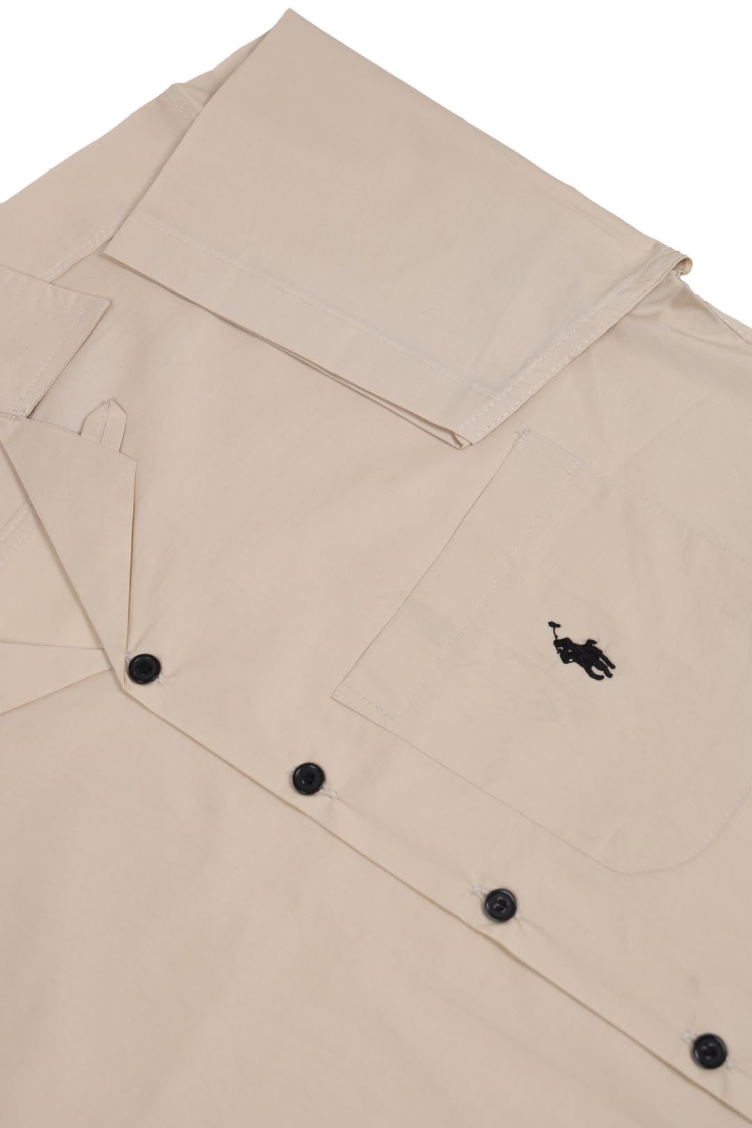 Men's R-L Cuban Collar Shirt – OffWhite