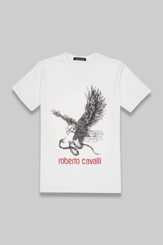 T-Shirt Eagle Print - White