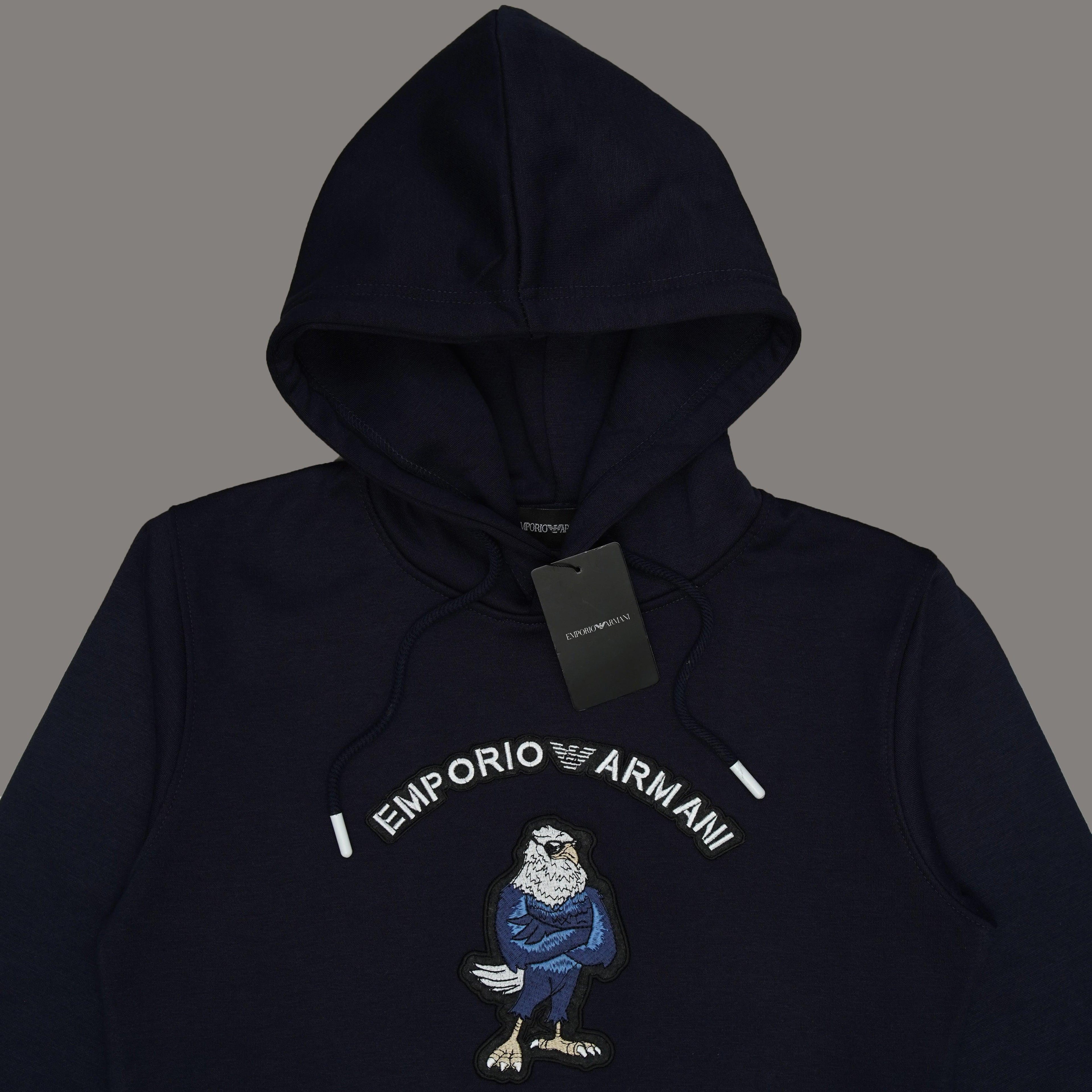 EA Hoodie Bird Embroidery - Navy