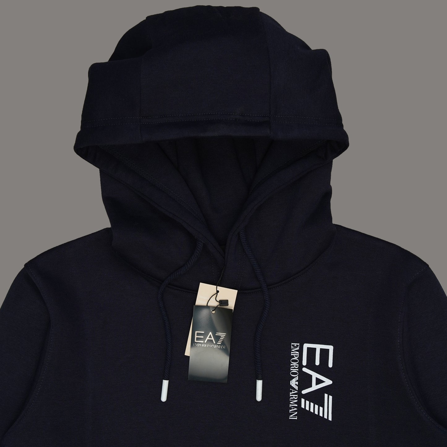 Hoodie Back Print - Navy